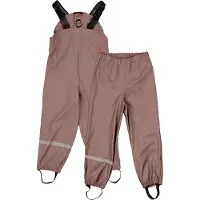 Mikk-Line - Kid's PU Rain Pant - Regenbroek 134, bruin