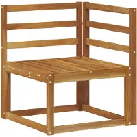 vidaXL Buitenhoekbank Massief Acacia Hout Naturel 63 x 63 x 73 cm