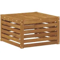 vidaXL Buiten Voetenbank Massief Acacia Hout Naturel 59 x 59 x 37 cm