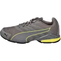 Puma Unisex Electro Cool Dark Gray-lux Lime Size: 40 | Running Outlet | Unisex | Grijs