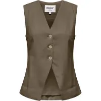 ONLY Gilet 'ONLTILA' taupe