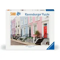 Ravensburger puzzel Bunte Stadthäuser in London - 500 stukjes.