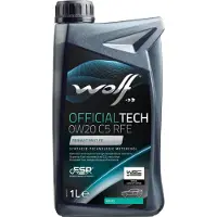 WOLF Officialtech C5 Rfe Sae 0w-20 Motorolie 1l