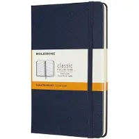 Moleskine Classic Notitieboek - Medium - Hardcover - Gelinieerd - Saffier Blauw