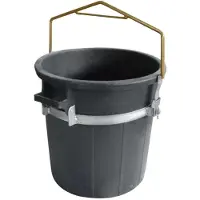 Briconess Buitenprullenbak - 35 liter - Afvalbak buiten - Afvalton met deksel - Vuilnisbak - Afvalemmer - Zwart