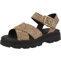 Clarks Sandalen met riem 'Orinoco 3' lichtbruin / zwart