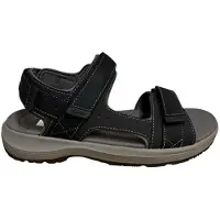Clarks Guideview Trek Wijdte G Sandalen | Maat 8 Heren Zwart