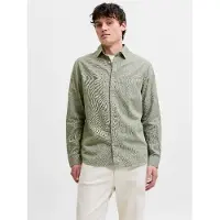 Jack & Jones Overhemd 'JJESummer' groen gemêleerd