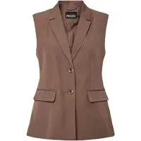Pieces Bodywarmer 'PCBlossom' bruin