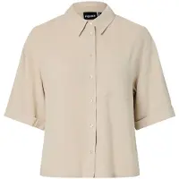 Pieces Blouse 'PCVinsty' beige