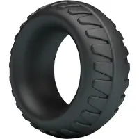 Crazy Bull - Dilson - Super Soft Siliconen Ring - Model 3 - Zwart