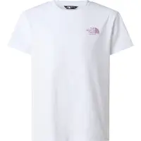 The North Face T-shirt Flora wit Meisjes Katoen Ronde hals Backprint - maat 170/176