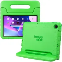 HappyCase Kinder Tablethoes Geschikt voor Lenovo Tab M10 Plus Gen 3 (10.6) | Kindvriendelijke Hoes | Beschemhoes | Kinderhoes | met Handvat en Standaard | Groen