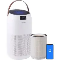 Evolar Luchtreiniger met HEPA 13 Filter - CADR: 400m3/h - Air Purifier - Slaapmodus - Luchtkwaliteit Indicator - Pure4 +