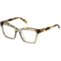 Furla Bril - - VFU767V - Acetaat - Transparant groen glanzend - Dames