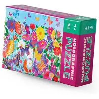 Crocodile Creek Holographic Butterflies Puzzel 50 Stukken
