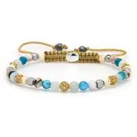 Karma Armband Spiral Luna XXS Gold Crystal