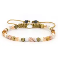 Karma Armband Spiral Aimee XXS Rosé Gold Crystal