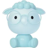 Luxus Tafellamp Nachtlamp Kinderkamer Sheepy - Blauw - Nachtlampje baby - Voor kinderen - Slaapkamer - 7 kleuren licht - RGB - Bluetooth speaker - Draadloos - Oplaadbaar