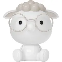 Luxus Tafellamp Nachtlamp Kinderkamer Sheepy - Wit - Nachtlampje baby - Voor kinderen - Slaapkamer - 7 kleuren licht - RGB - Bluetooth speaker - Draadloos - Oplaadbaar