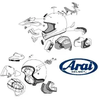 Arai Sz-ram-x/sz-r Vas Binnenvoering