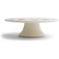 Boerenbont Taartplateau Op Voet Ø23 Cm Multi multi Aardewerk