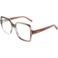 Ferragamo SF3031 56/17/145 Bril Gestreept taupe nude Acetaat VROUW SF3031