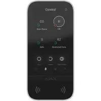 Ajax 58455.148.WH1 Toetsenbord TouchScreen Jeweller - draadloos toetsenbord met aanraakscherm - wit
