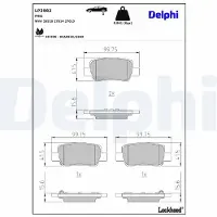 Delphi Remblokset LP3982