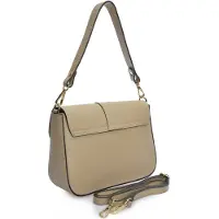 Anna Luchini Beige Rundleer Tas