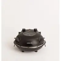 Create PIZZA MAKER - Elektrische Stenen Pizzaoven - Regelbare Thermostaat - Campings en Caravans - Ø31 cm - Zwart