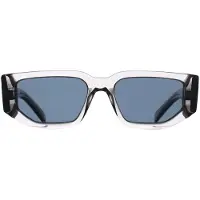 Prada PR09ZS 18S09T transparante asfalt donkergrijze zonnebril