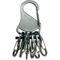Nite Ize NI-KRS-03-11 KeyRack 6 S-Biner Sleutelkarabijn Zilver 1 stuk(s)