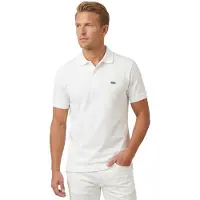 Lacoste Heren Poloshirt - Korte Mouwen - Wijd Model - Wit - Maat 5XL