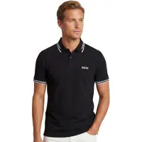 HUGO BOSS Shirt 'Paul' zwart / wit