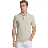 HUGO BOSS Shirt 'Passertip' beige / wit