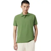 Lacoste Poloshirt korte mouw groen classic fit 2 knoops