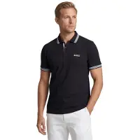 Boss green Shirt 'Paddy' nachtblauw / wit