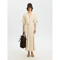 SELECTED WOMEN Jurk lichtbeige