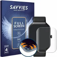 Savvies - Screenprotector voor Motast 2026 1.96" - Folie Beschermfolie transparant volledig dekking 4 Stuks