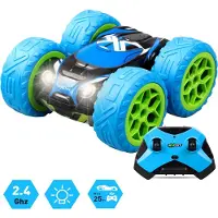 Exost RC 360 Cross MX blauw - RC Auto - Bestuurbare auto - Lichtgevende koplampen