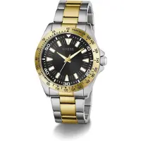 GUESS Analoog horloge 'Neo' goud / zwart / zilver