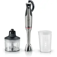 Bosch MSM8M930 ErgoMaster Serie 8 - Staafmixer 1500W – RVS - Inclusief maatbeker en hakmolen