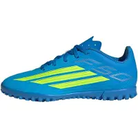 Adidas Sportschoen 'F50 Club' azuur / neonblauw / neongeel / zilver