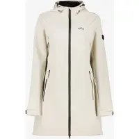 Kjelvik softshell lange dames jas beige maat S