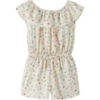 Name It Mini Overall donkergroen / donkerlila / lichtroze / wolwit