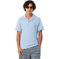 Lacoste Lichtblauwe polo 2 knoops