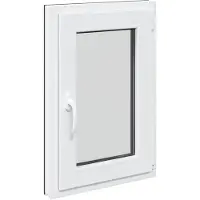 vidaXL Kelderraam RISOR 50 x 75 cm PVC en Glas Antraciet