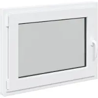 vidaXL Kleur binnenkant kelderraam Wit RISOR 90 x 70 cm
