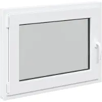 vidaXL Kelderraam RISOR 90 x 50 cm PVC en Glas Wit
